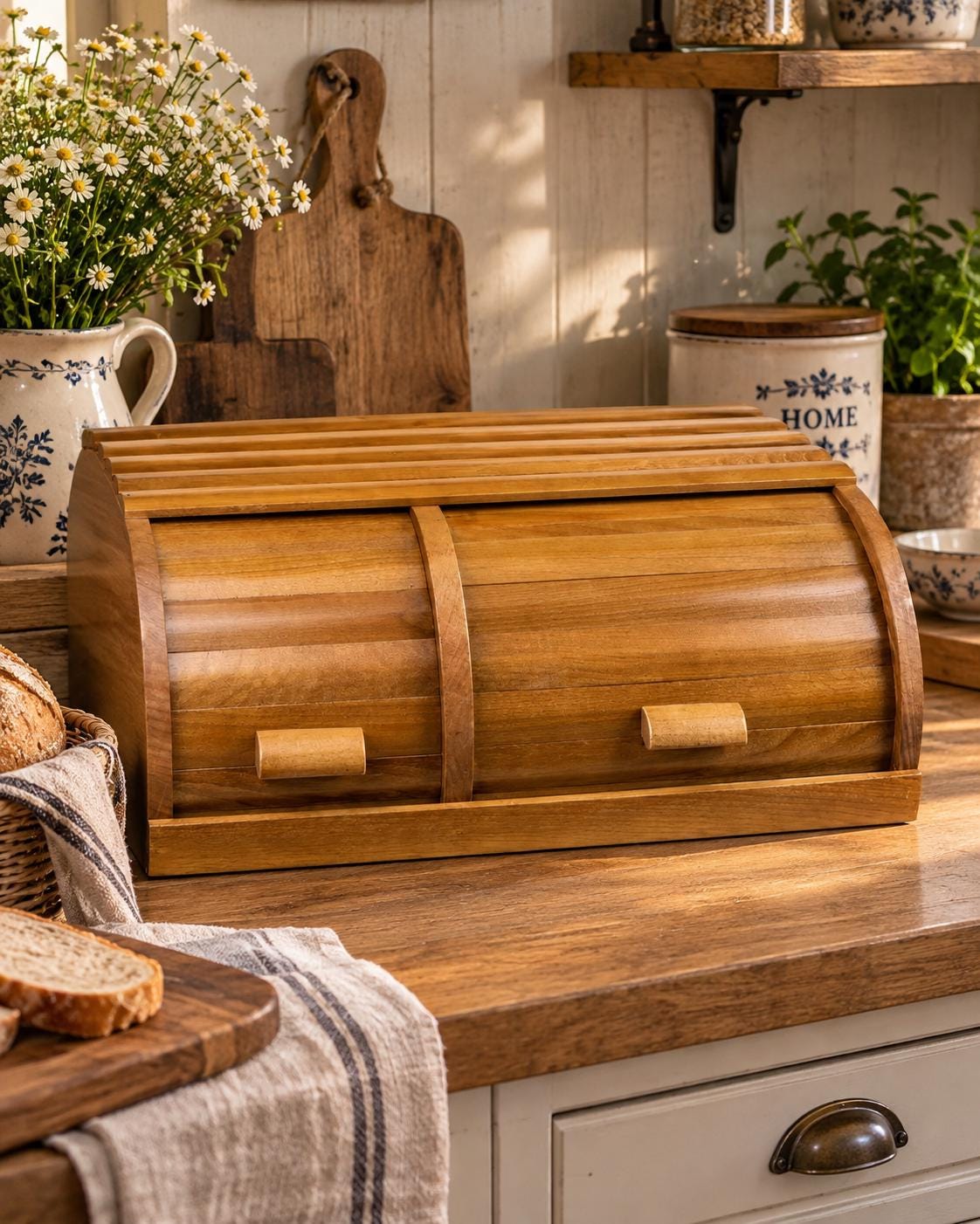 Country Kitchen Bread Box - Etsy