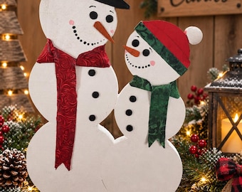 Snowman folk art