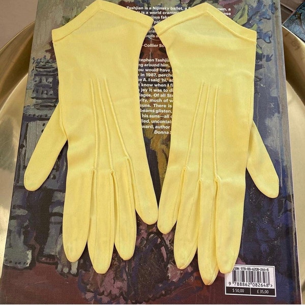Yellow Gloves Etsy