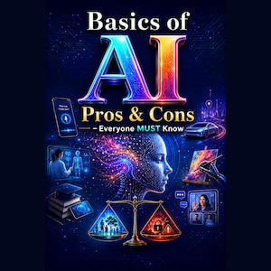 Artificial Intelligence: Pros and Cons eBook | Everyday AI Examples | Digital Download
