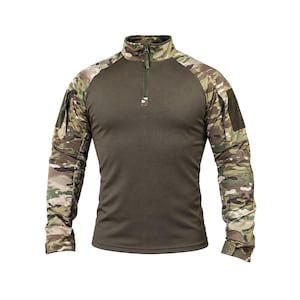 Oekraïens Multicam UBACS gevechtsshirt | RipStop militair tactisch shirt met lange mouwen voor buiten en airsoft | Cadeau van het Oekraïense leger