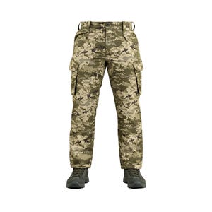Ukrainska arméns MM14 Pixelbyxor | Taktiska cargobyxor med kamouflagemönster | Militär kamouflageutrustning för utomhusbruk med airsoft | Ukrainsk överskottsgåva