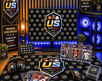 Custom Break Mat, Personalized Sports Card Break Mat, Custom TCG Playmat, Trading Card Game Desk Mat, Sports Card Mat