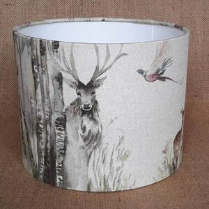 Handmade Country Woodland Drum Lampshade in Voyage Maison Enchanted ...