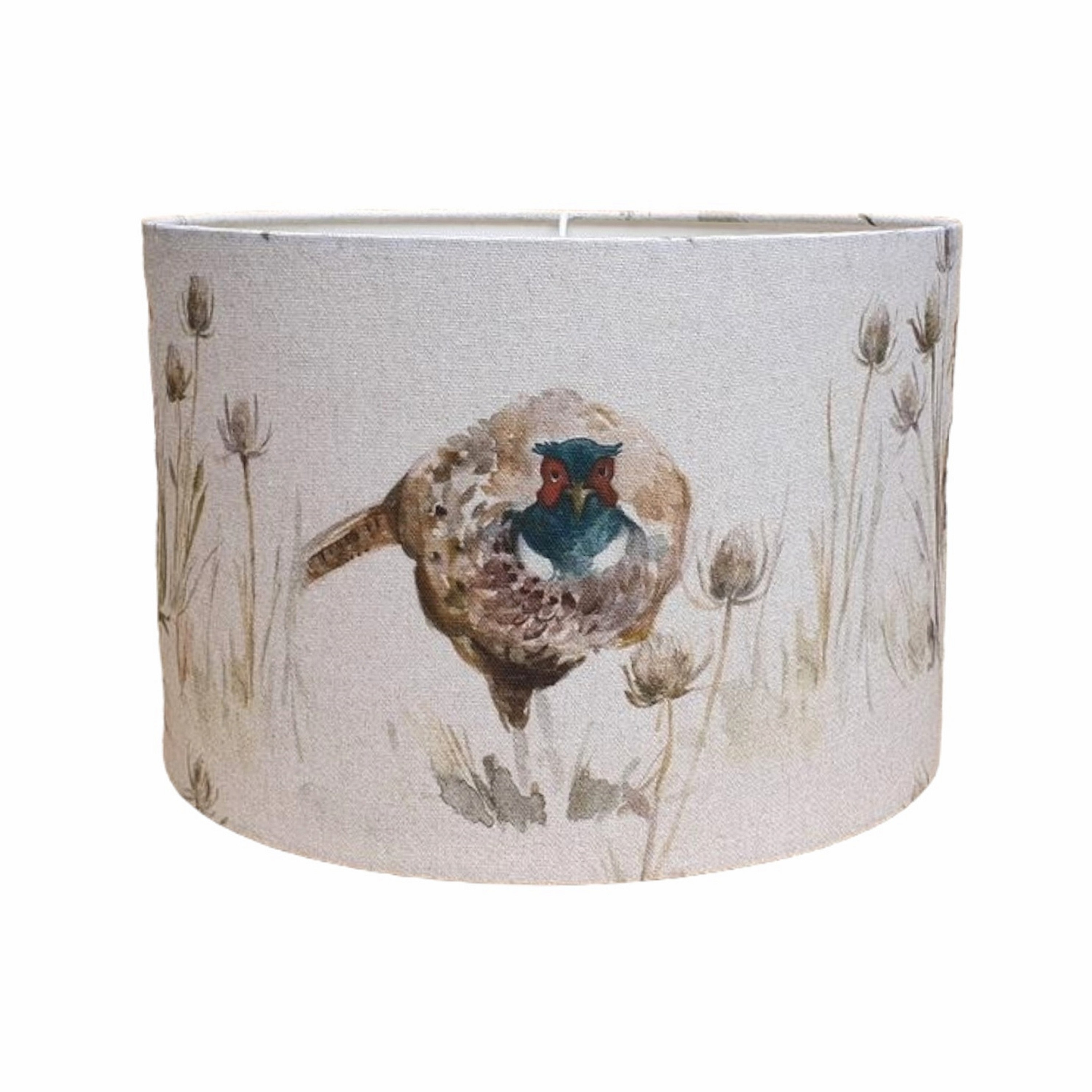 Pheasant Lamp Shade - Country Style Pheasant Lampshade For Table