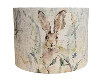 Abażur bębnowy Voyage Maison Jack Rabbit: tkanina Country Wildlife