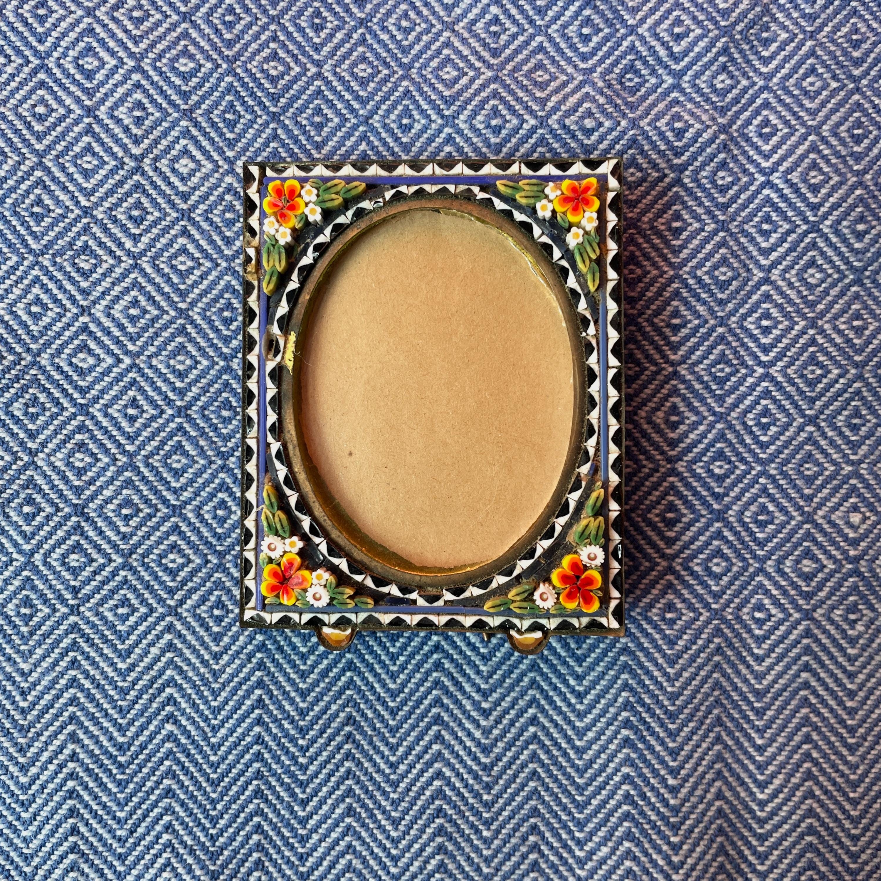Vintage Italian Micro Mosaic Frame - Etsy
