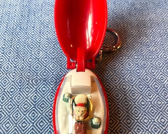 Vintage 1993 Takara Pocket Critters Dolphin World Keychain ~ It