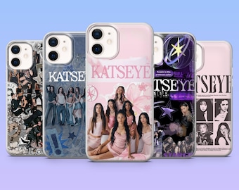 Katseye Phone Case Kpop Music Cover for iPhone 17Pro, 16, 15, 14, 13, 12, Samsung S26, S25, S24, S23Fe, A16, A56, Pixel 10, 9Pro