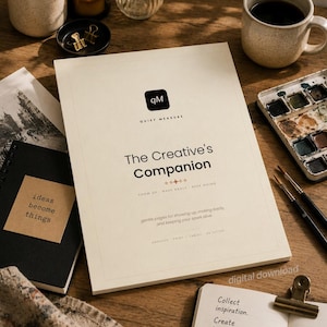The Creative's Companion - Undated Creativity Journal for Artists |  Idea and Project Planner | Tablet | Print A4 & US Letter