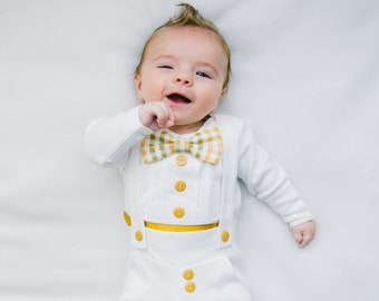baby blessing outfit boy, christening outfits for boy, baptism outfit boy, wedding outfit baby boy, baby boy tuxedo, baby gold