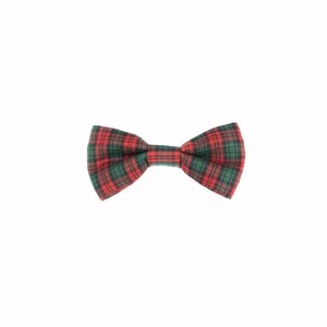 Christmas Plaid Boy&#39;s Bow Tie