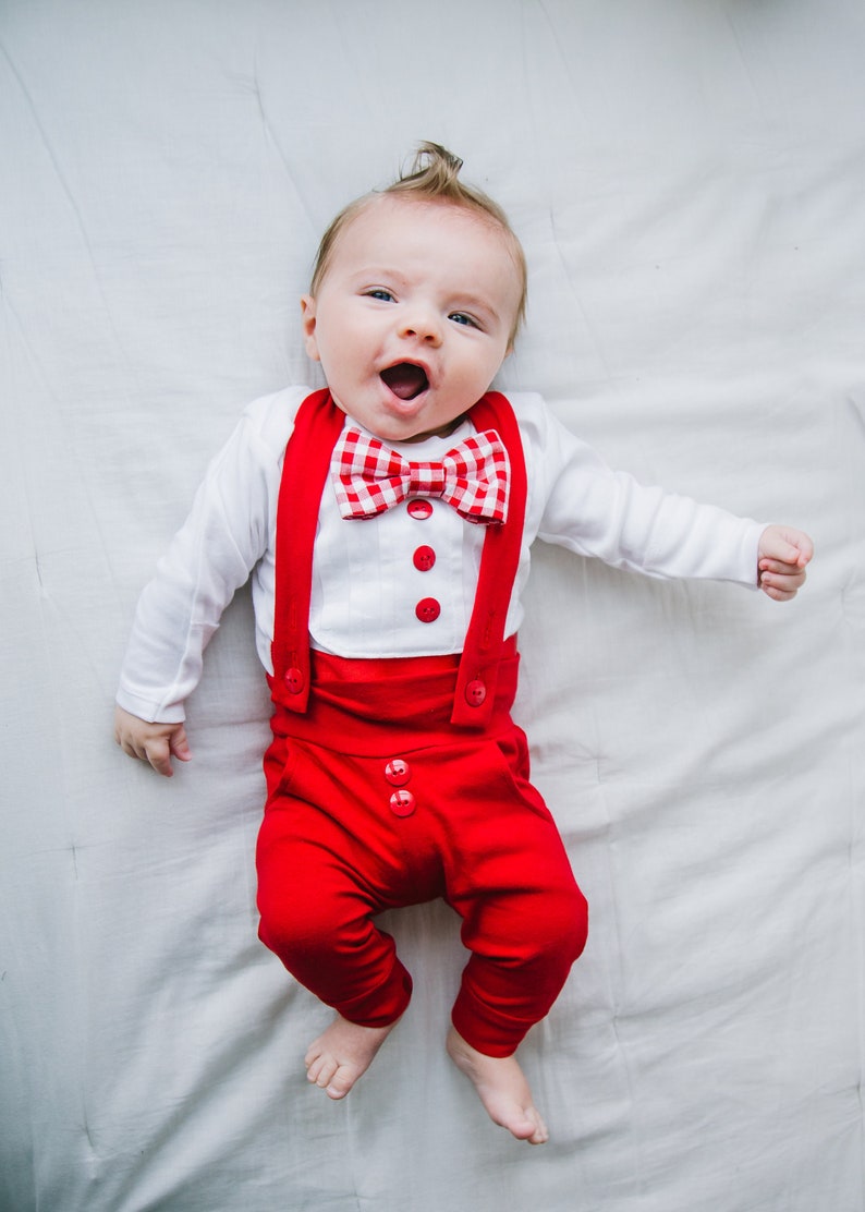 Christmas Baby Boy Outfit 