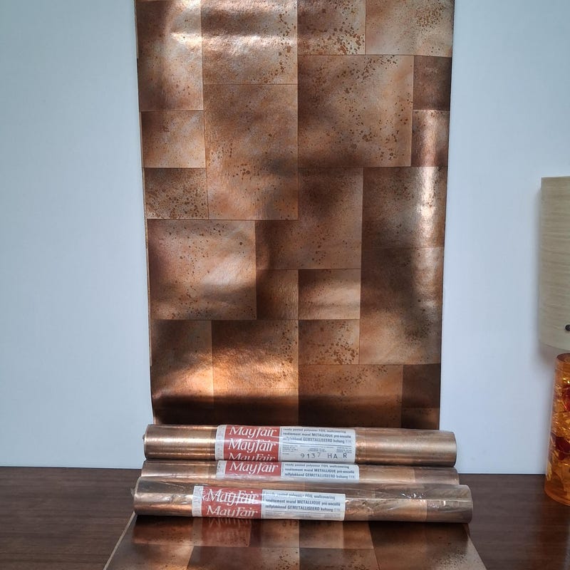 Wallpaper Rll Metallic Wallpaper Rolls - Etsy UK