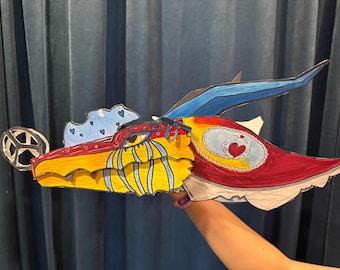 Handmade Dragon Puppet - Tranquility