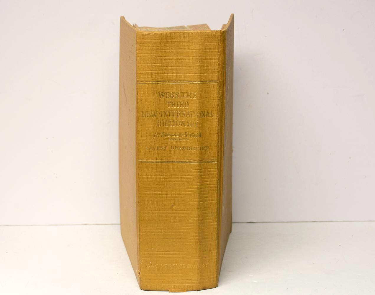 Webster International Dictionary - Etsy