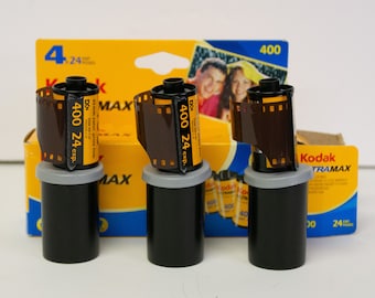 Three Vintage Rolls of Kodal 400 Ultramax Color 400 Speed Film with Box