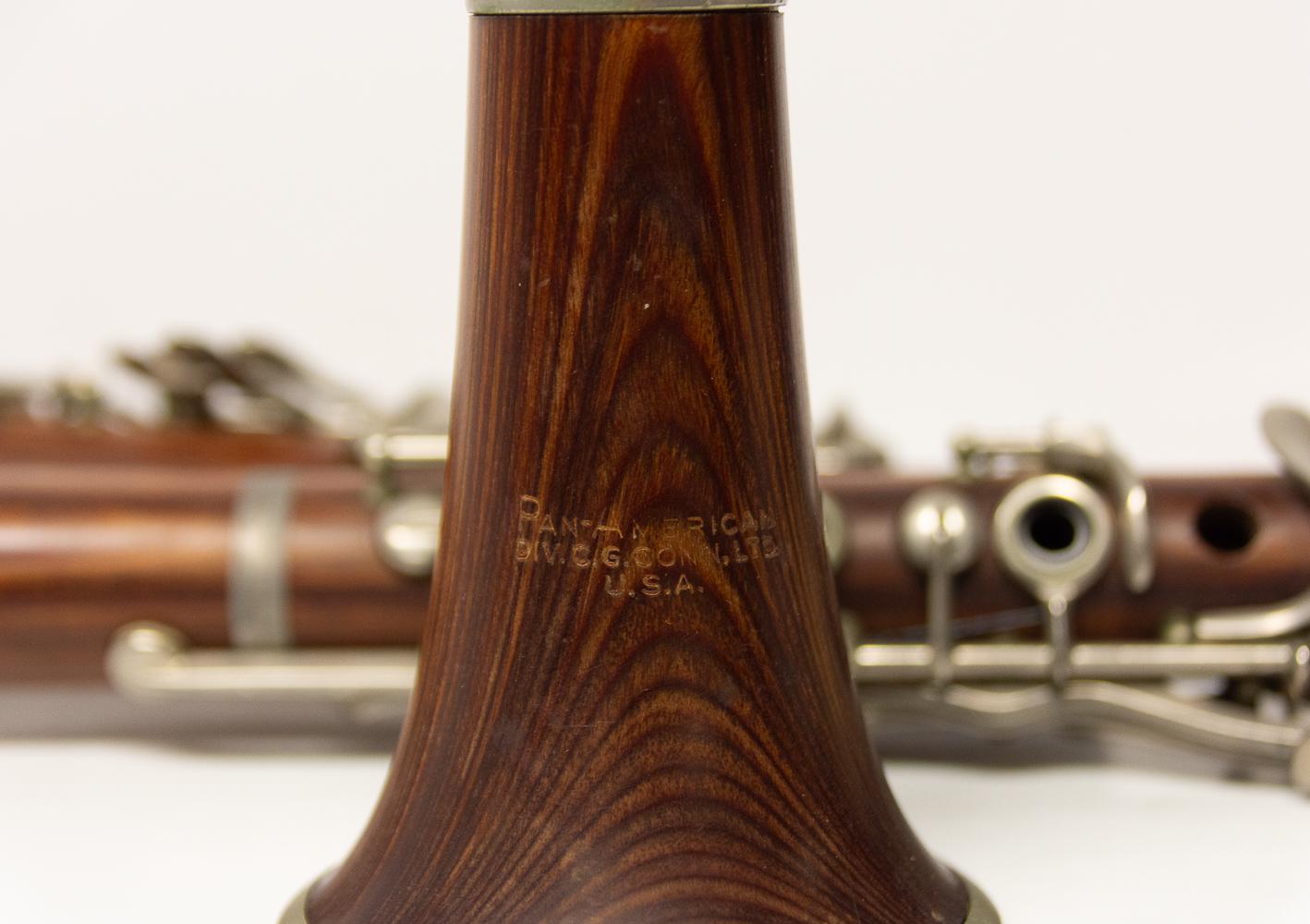 Vintage Conn Pan American Cocobolo Wood Clarinet in Case Music