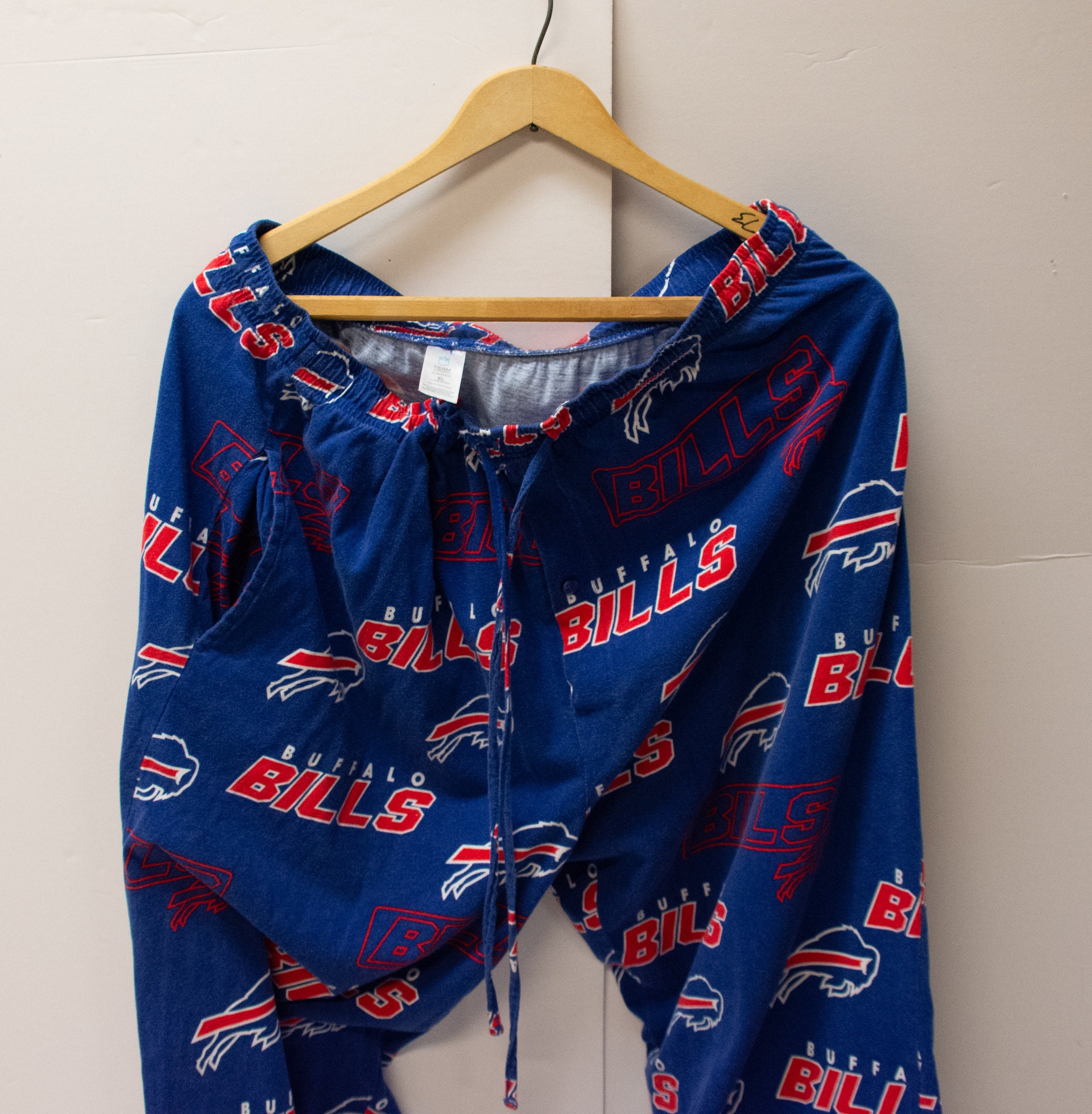 Vintage Buffalo Bills Helmet Logo Men s Flannel Pajama Lounge Pants Tailgate Bills Mafia Gameday Gear Go Bills