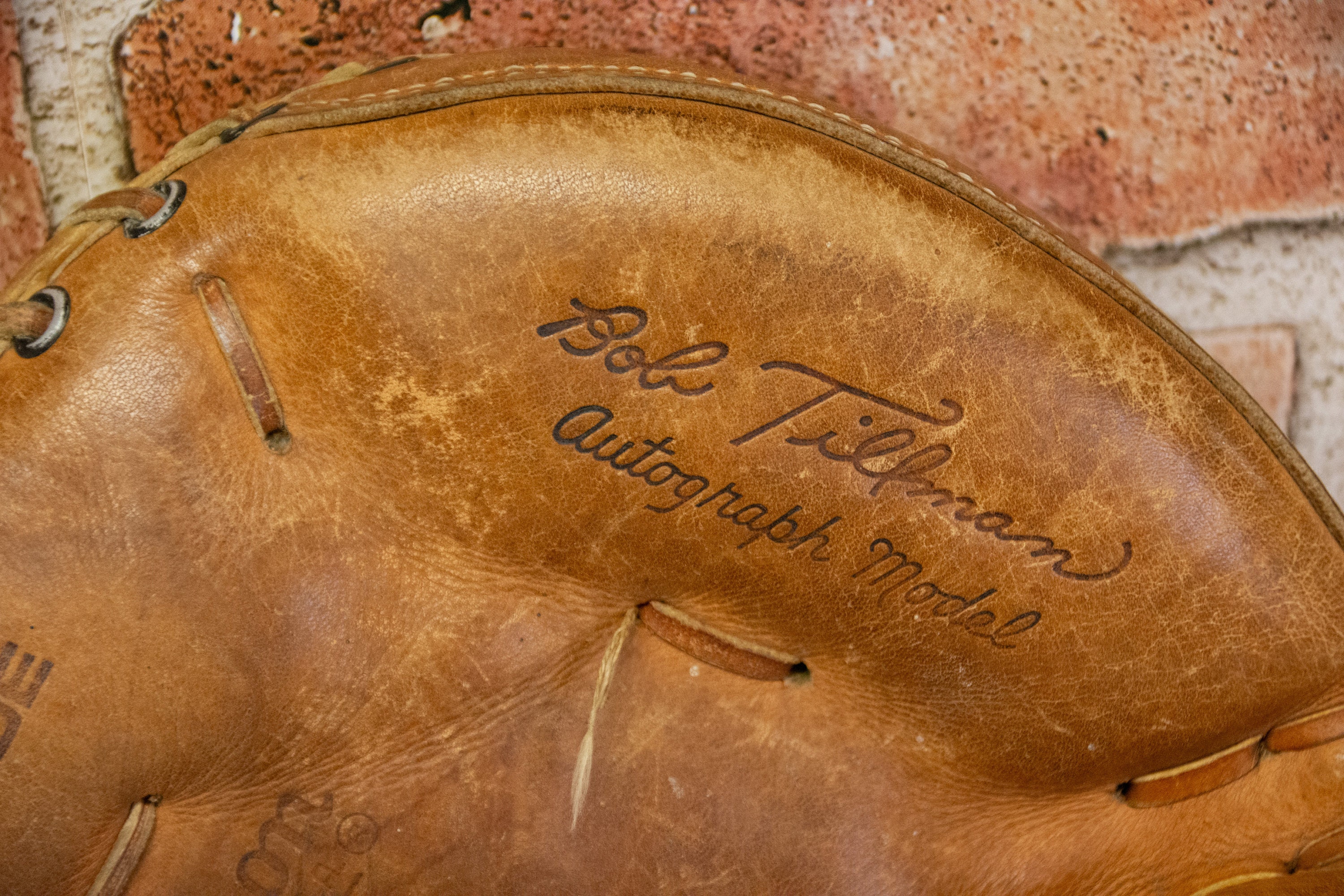 Gant De Baseball Vintage ANDIA PROGRESS – Mit De Catcher – Très Bon état