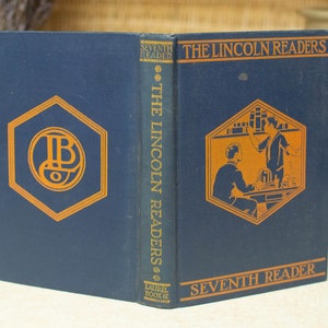 Vintage English Text Book The Lincoln Readers Seventh Grade 1929