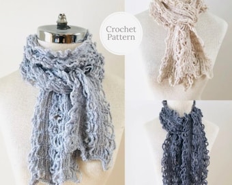 Contemporary Essence Lace Scarf crochet pattern, scarf pattern, crochet scarf pattern, long scarf pattern, lace scarf pattern, scarf,