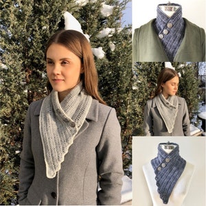 Modern Essence Scarf Crochet pattern, crochet scarf pattern, neck warmer pattern, scarf pattern, crochet scarf pattern, scarf image 8