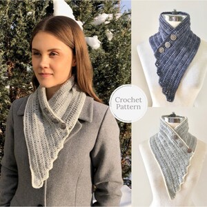 Modern Essence Scarf Crochet pattern, crochet scarf pattern, neck warmer pattern, scarf pattern, crochet scarf pattern, scarf