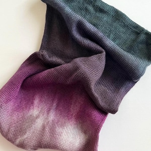 Yarn, Blue purple to pink gradient yarn, Fingering weight sock yarn, merino wool blend, hand painted sock blank, merino wool yarn, yarn.