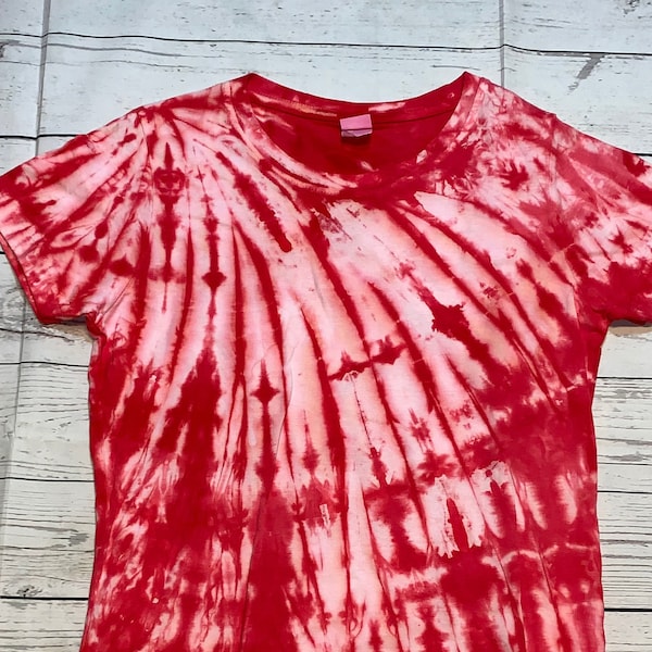 WOMANS tee red SMALL Free Shipping