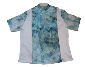 Chef coat- size XL- multi color blue