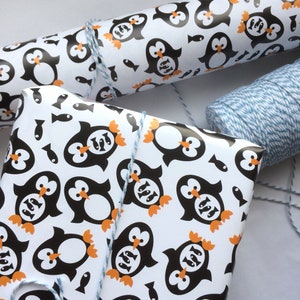 Little Penguin Gift Wrapping Paper