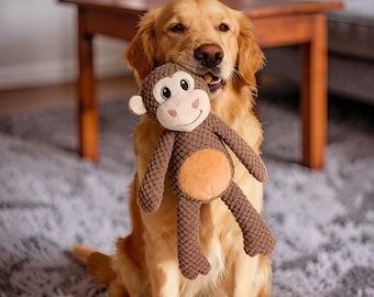 Juguetes para perros que mastican con fuerza, juguete chirriante indestructible para perros, juguete interactivo para cachorros y perros pequeños, regalo duradero para mascotas, regalo de juguete
