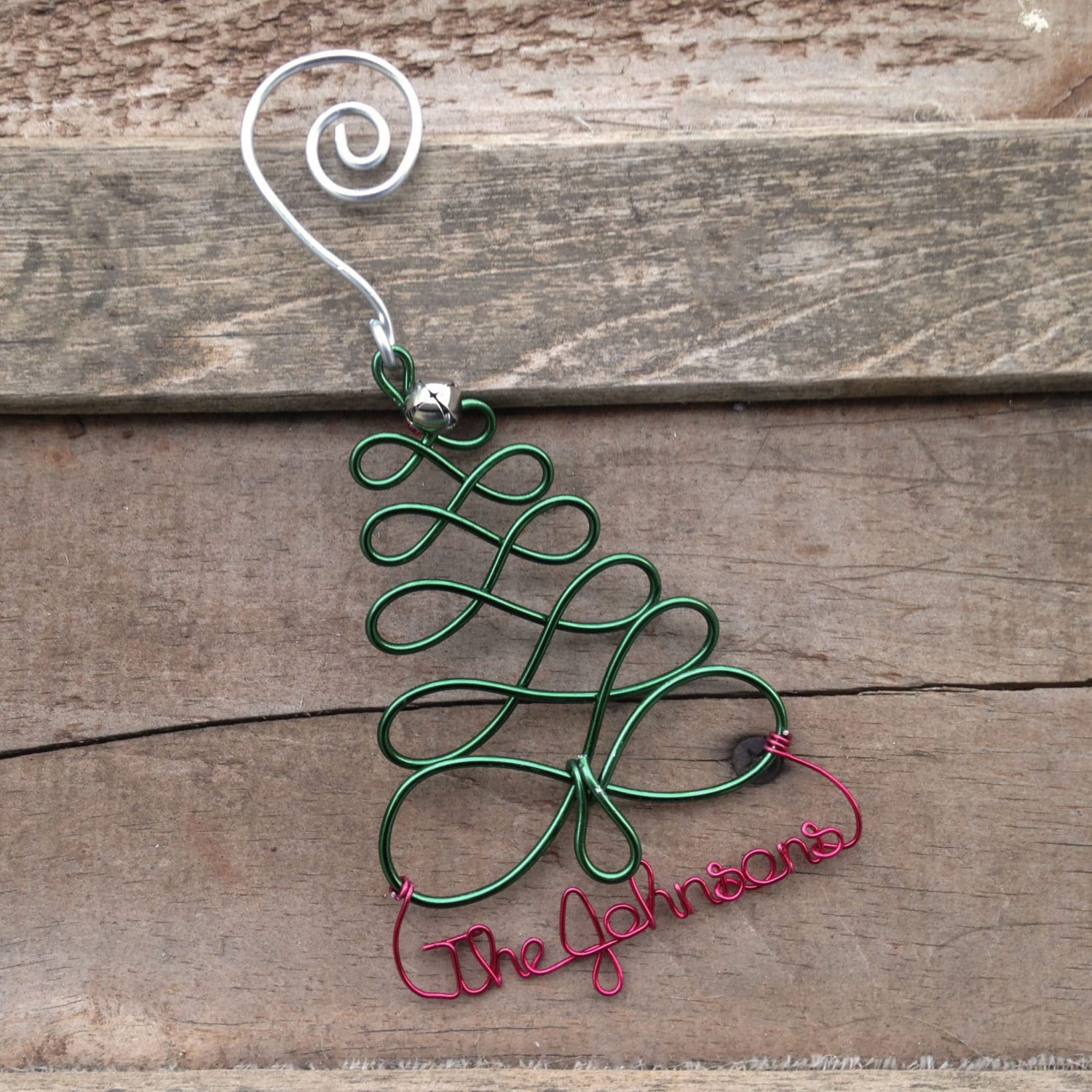 Personalized Holiday Christmas Tree Ornament Handcrafted Etsy