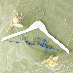 Personalized Wedding Dress Hanger: Bridal Party Gift