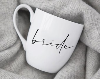 Bride Mug, Bride Gift, Gold Wifey Coffee Mug, Mr and Mrs Mug, Bride Mug, Bridal Shower Gift, Engagement Gift, His and Hers Mugs, Cute Mugs