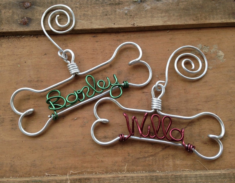 Personalized Dog Ornament Dog Lover Gifts Gifts for Pets image 1