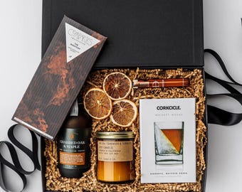 Nightcap Gift Box: Whiskey Lover's Sophisticated Relaxation Set
