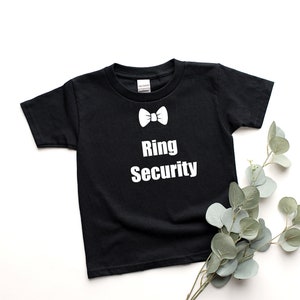Ring Bearer Shirt Personalized Bridal Party Ring Bearer Proposal Ring Security Ring Security Ring Bearer Gift Ring Bearer
