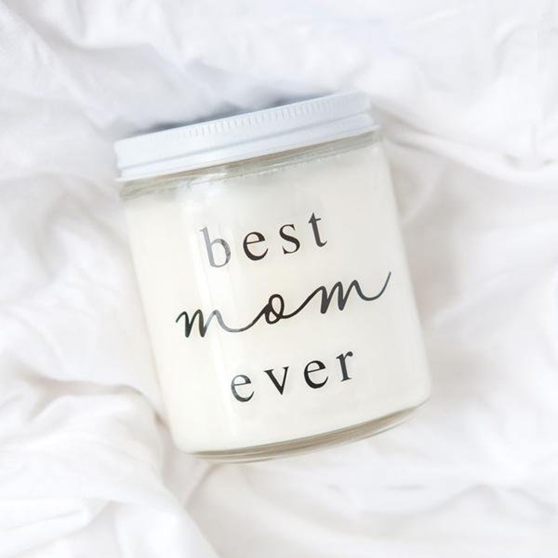 BEST MOM EVER // Lavender Soy Candle // 8.5 oz // All Natural Etsy