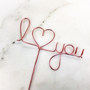 Wire Cake Topper - Wedding Cake Topper, Wire Names, Modern Wire Bridal Cake Topper, Personalized Name Cake Topper,Unique Wedding, We Do