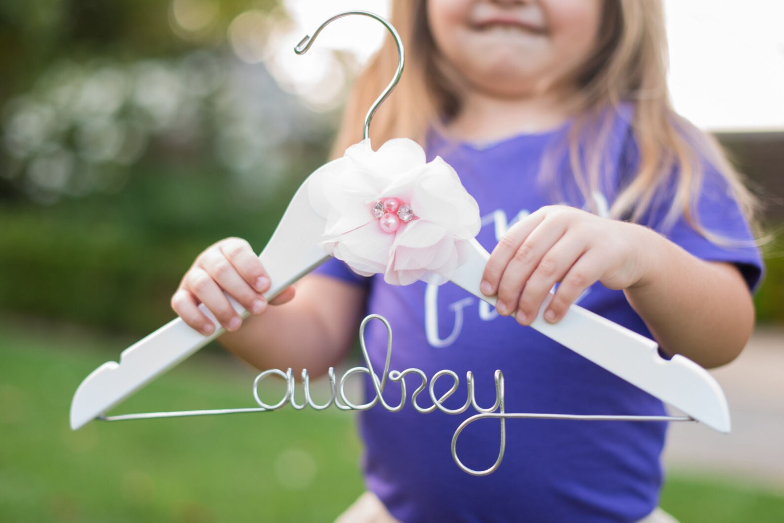 Flower Girl Hanger Flower Girl Gifts Wedding Hanger Etsy