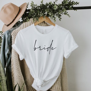 Bride Tee: Bridal Shower Gift, Wedding Party T-Shirt