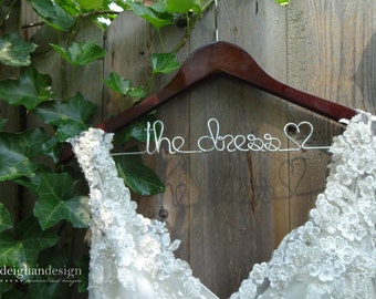 Bride Hanger, Wedding Hanger, Engagement, Bridal Shower Gift, Last Name Dress Hanger, Mrs Hanger, Wedding Hanger, Bridesmaid Hangers Gift