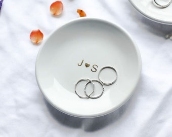 Ring Dish, Jewelry Dish, Engagement Ring, Wedding Ring Photo Prop, Personalized Gift, Bride Ring, Bride Groom Gift, Engagement Gift, Love