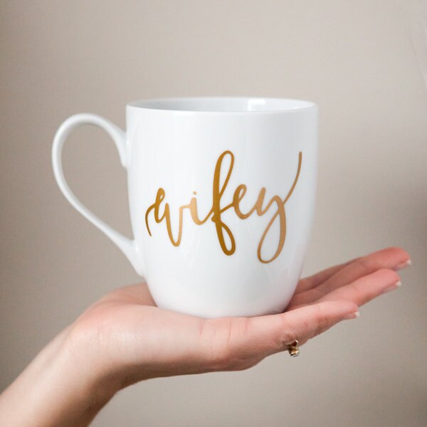 Fiancé to Wifey & Fiancé to Hubby Funny Coffee Mug Gift Set