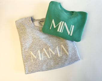 Mama and Mini Matching Sweatshirts, Mother's Day Gift