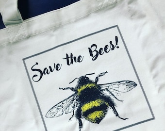Save the Bees Tote Bag