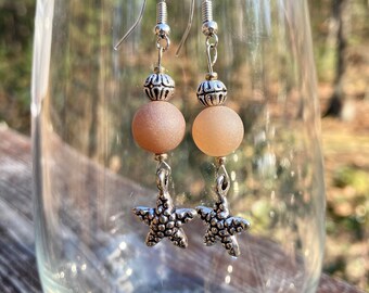 Sunset Starfish earrings