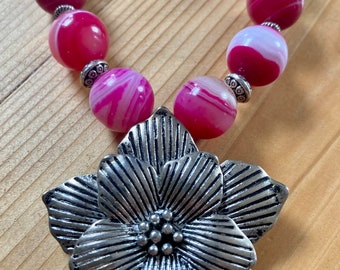Magenta Paradise necklace